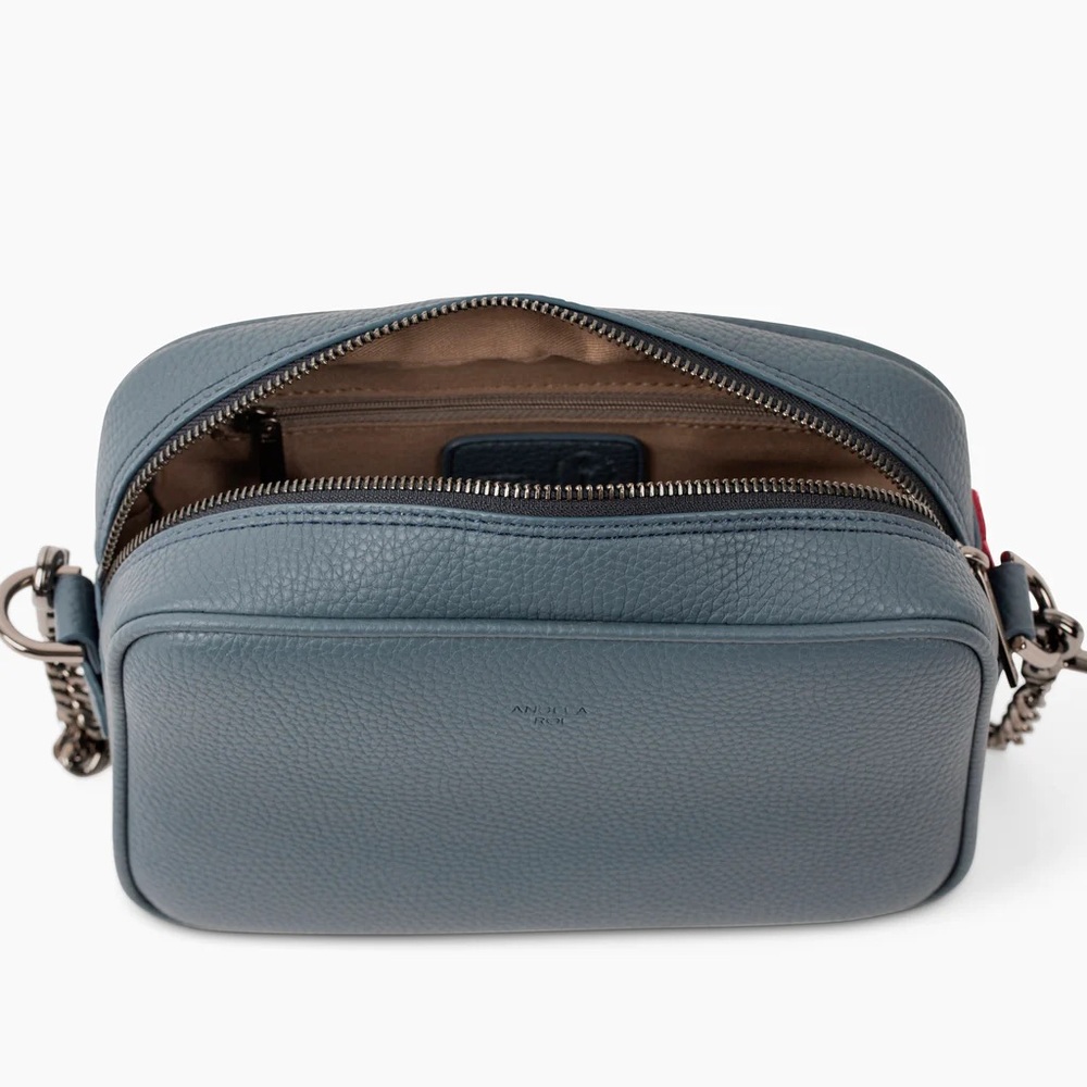 GRACE MINI CROSSBODY [SIGNET] - STONE BLUE, Perfect Condition, Used once